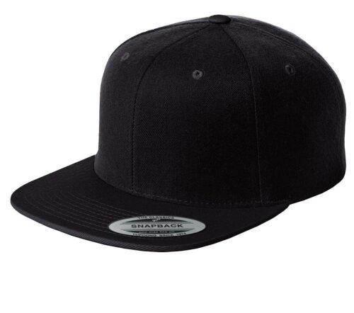 Flat Bill Snapback Cap