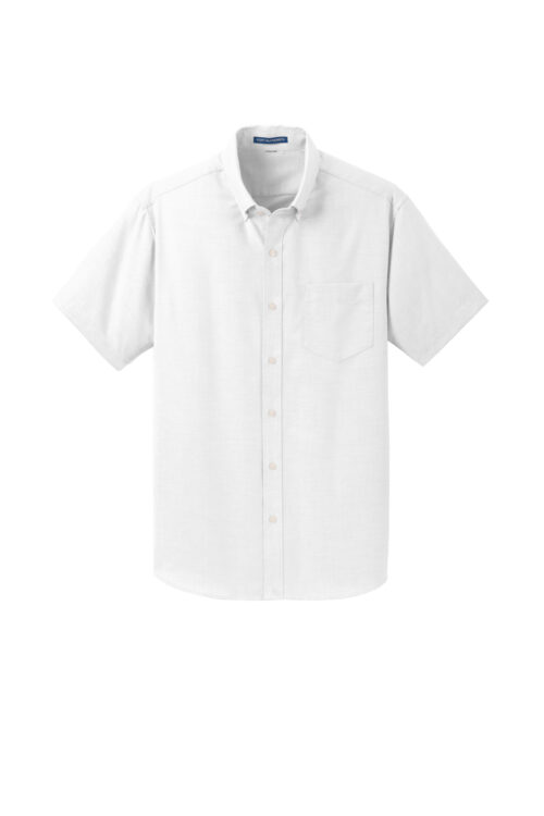 Everyday Men's Short Sleeve SuperPro™ Oxford Shirt - Image 3