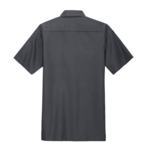 men's short sleeve industrial work shirt