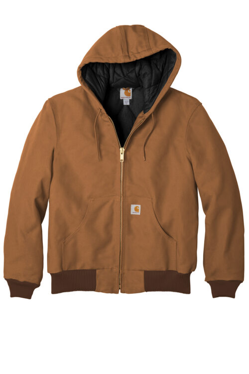 Carhartt ® Tall Quilted-Flannel-Lined Duck Active Jac - Image 3
