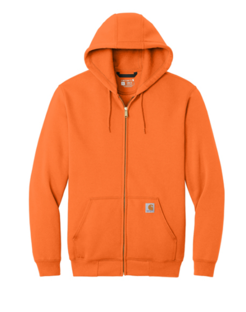 carhartt men's midweight full zip hooded sweatshirt