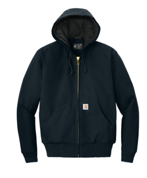 men's carhartt quilted duck jacket