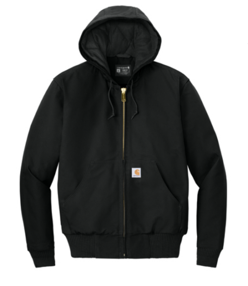 men's carhartt quilted duck jacket