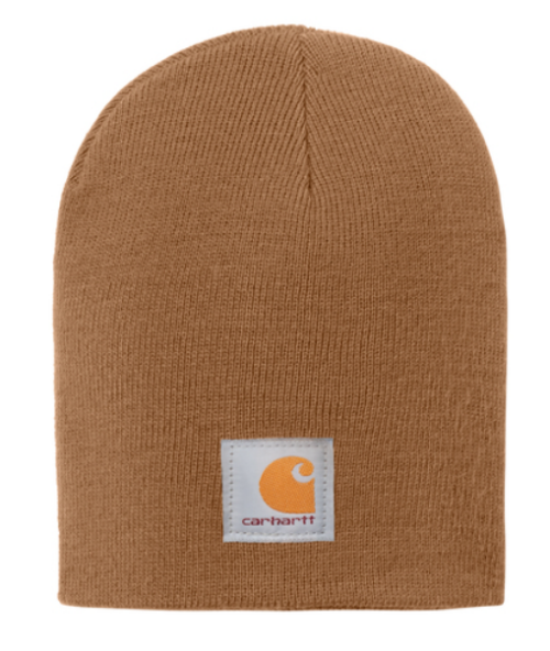 acrylic rib knit beanie