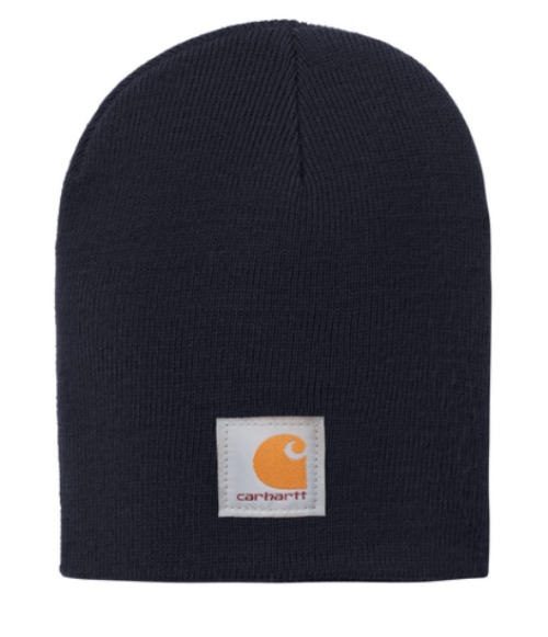 acrylic rib knit beanie