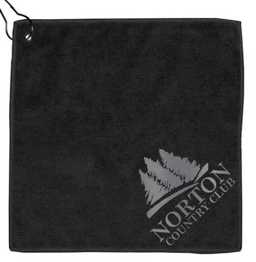 Microfiber Golf Towel with Metal Grommet and Clip