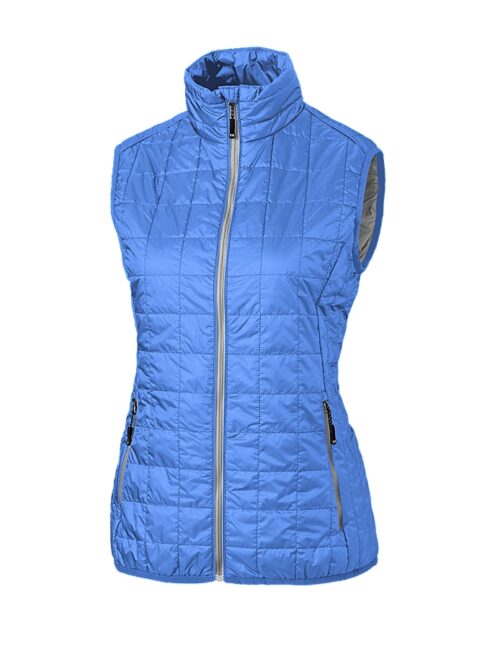 Ladies Rainier Insulated Full Zip Puffer Vest - Image 4