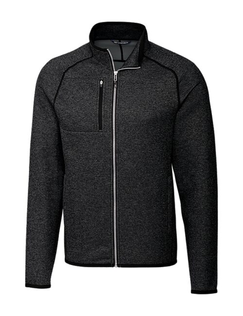 Mens Mainsail Full Zip Sweater Knit Jacket - Image 4