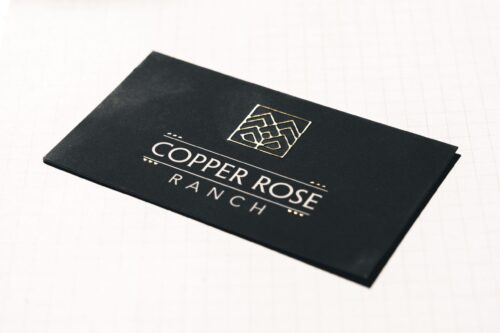 Business Cards | Suede Raised Foil