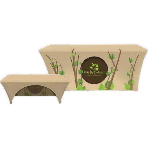 Tradeshow Stretch Full-Color Sublimated Table Throws - Image 2