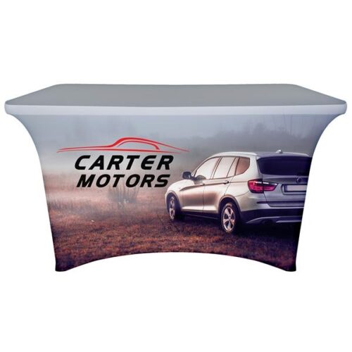 Tradeshow Stretch Full-Color Sublimated Table Throws - Image 4