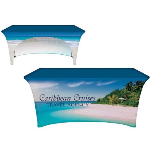 Tradeshow Stretch Full-Color Sublimated Table Throws - Image 3