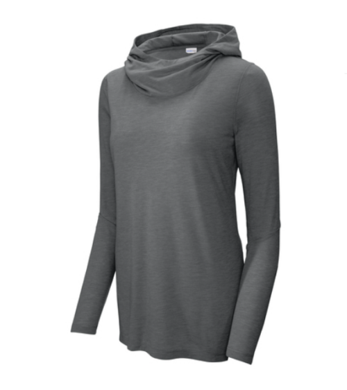 women's long sleeve hoodie sport tek