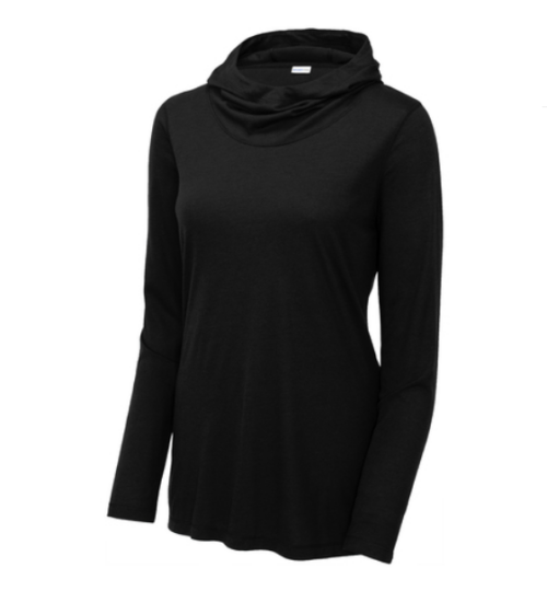 women's long sleeve hoodie sport tek