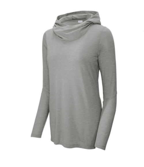 women's long sleeve hoodie sport tek