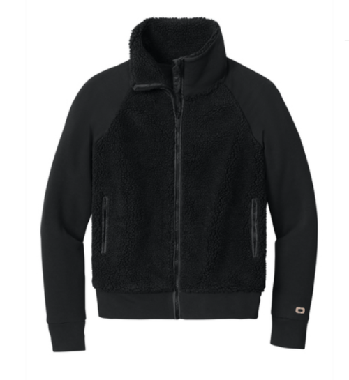 ladies warm full zip jacket