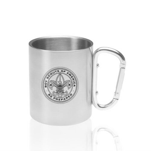 10oz. Carabiner Stainless Steel Mug