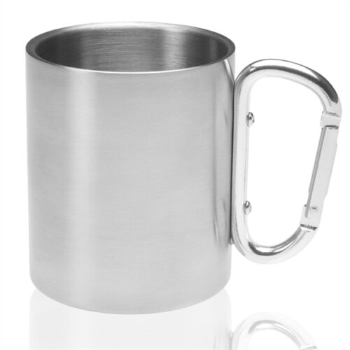 10oz. Carabiner Stainless Steel Mug - Image 2