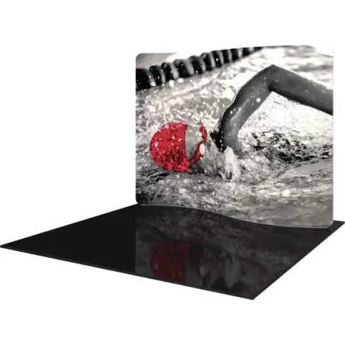 Formulate Essential 10ft Serpentine Curved Fabric Backwall - Image 3
