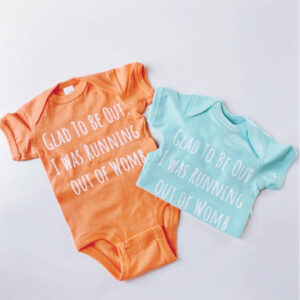 Custom Infant Onesie Screen-Printed