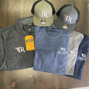 Duncan Robb Construction - Logo Design, Custom Branded Screen-Printed Tshirts, Embroidered Vest and Hats