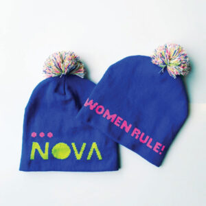 NOVA Women Rule - Custom Woven Beanie