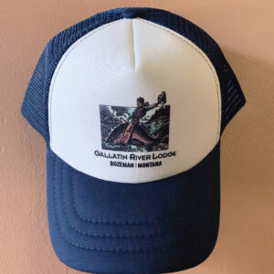 Gallatin River Lodge - Custom Branded Full Color Screen-Printed Foam Trucker Hat Cap