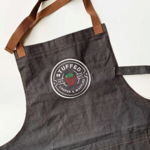 Stuffed Crepes and Waffles - Embroidered Apron
